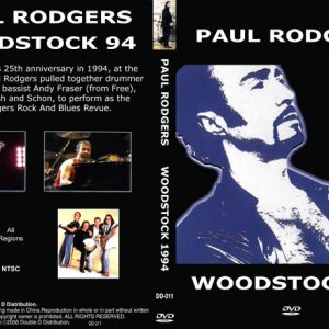 Paul Rodgers - Woodstock '94 (NTSC DVD-R disc)