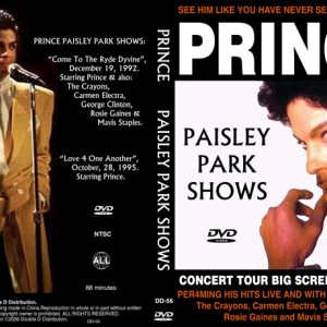 Prince - Paisley Park Shows (NTSC DVD-R disc)
