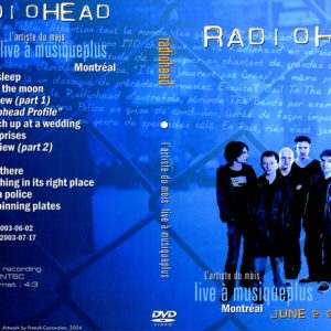 Radiohead - Live at Musiqueplus (NTSC DVD-R disc)