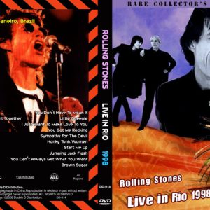 Rolling Stones - Rio De Janeiro (1998) (NTSC DVD-R disc)