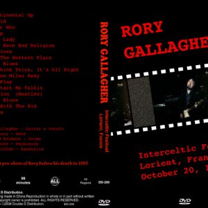 Rory Gallagher - Interceltic Festival (1994) (NTSC DVD-R disc)