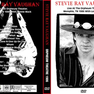 Stevie Ray Vaughan - Orpheum Theatre, Memphis (1986) (2 NTSC DVD-R discs)