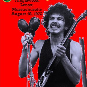 Santana - Tanglewood, Lenox, Massachusetts (Aug-18-1970) (1 DVD-R disc)