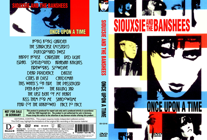 Siouxsie And The Banshees – Once Upon A Time (NTSC DVD-R disc