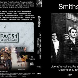 Smiths - Paris, France (1984) (NTSC DVD-R disc)
