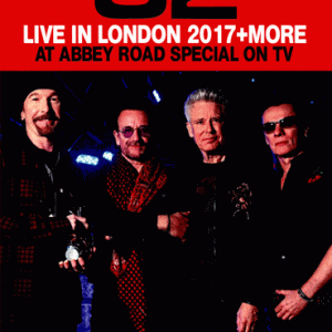 U2 - Live In London (2017) & More (1 Dual Layer DVD+R disc)