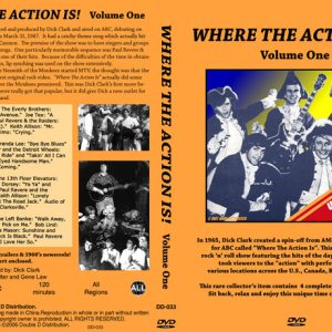 Where The Action Is - Volume 01 (1 NTSC DVD-R disc)