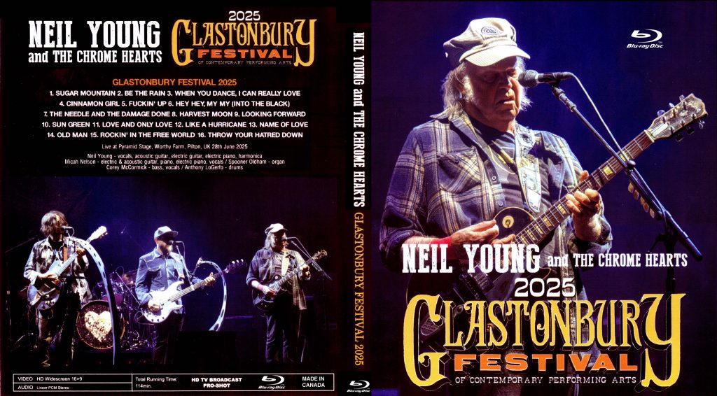 Neil Young & The Chrome Hearts – Glastonbury Festival 2025 (1 NTSC Blu