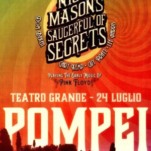 Nick Mason's Saucerful Of Secrets - Pompei, Italy 2023 (1 Dual Layer DVD+R disc)